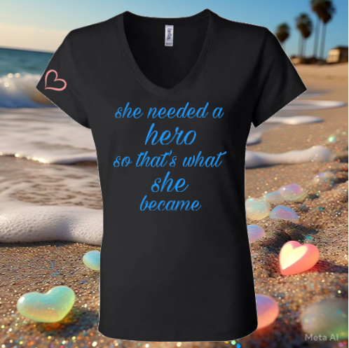 Womans Hero V-Neck T-shirt