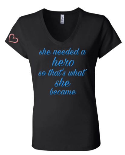 Womans Hero V-Neck T-shirt